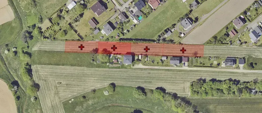 Działka rolna z alternatywą na infrastrukturę. 15