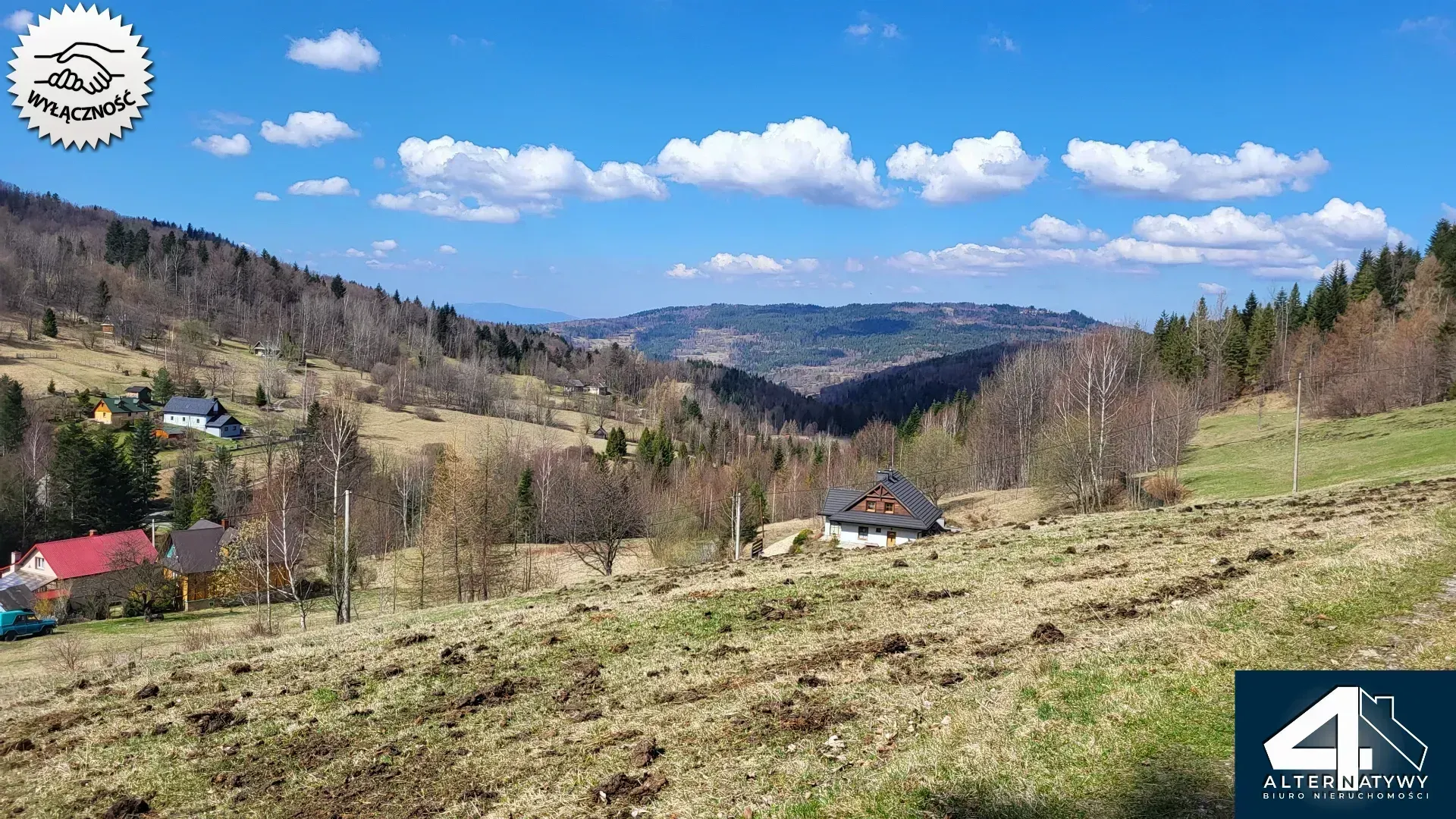 Działka budowlana z własnym lasem 3