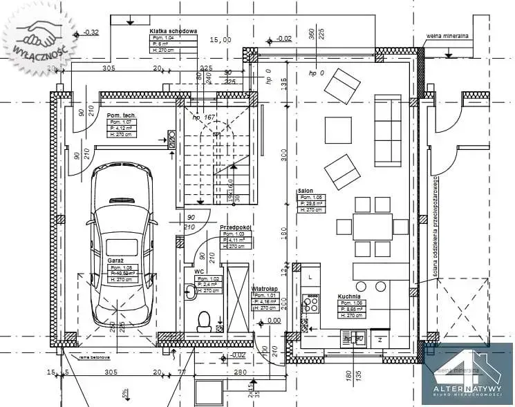 z 4 sypialniami i garażem - blisko parku 3