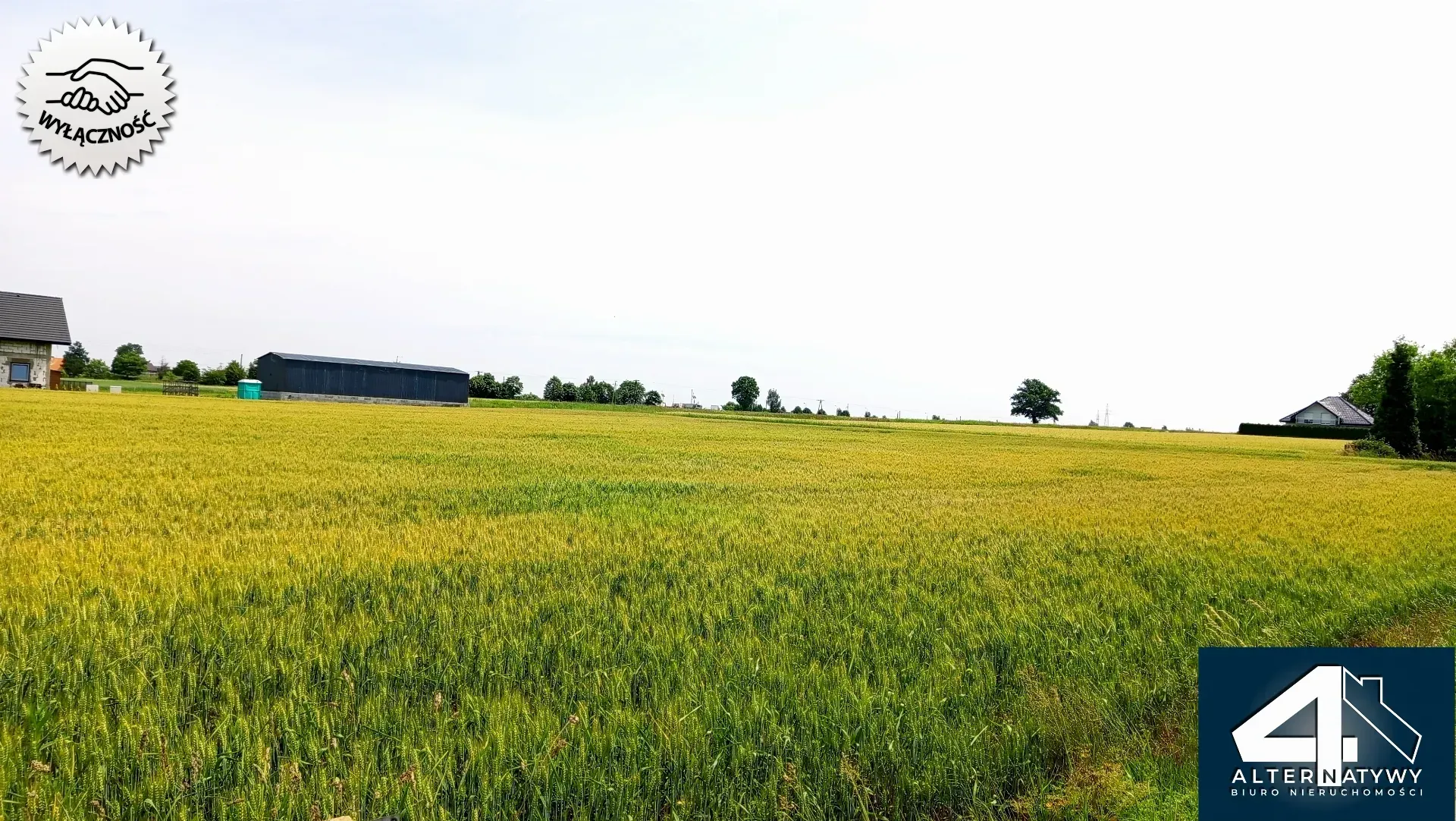Działka budowlana w Bieruniu (Ściernie) z DROGĄ 3