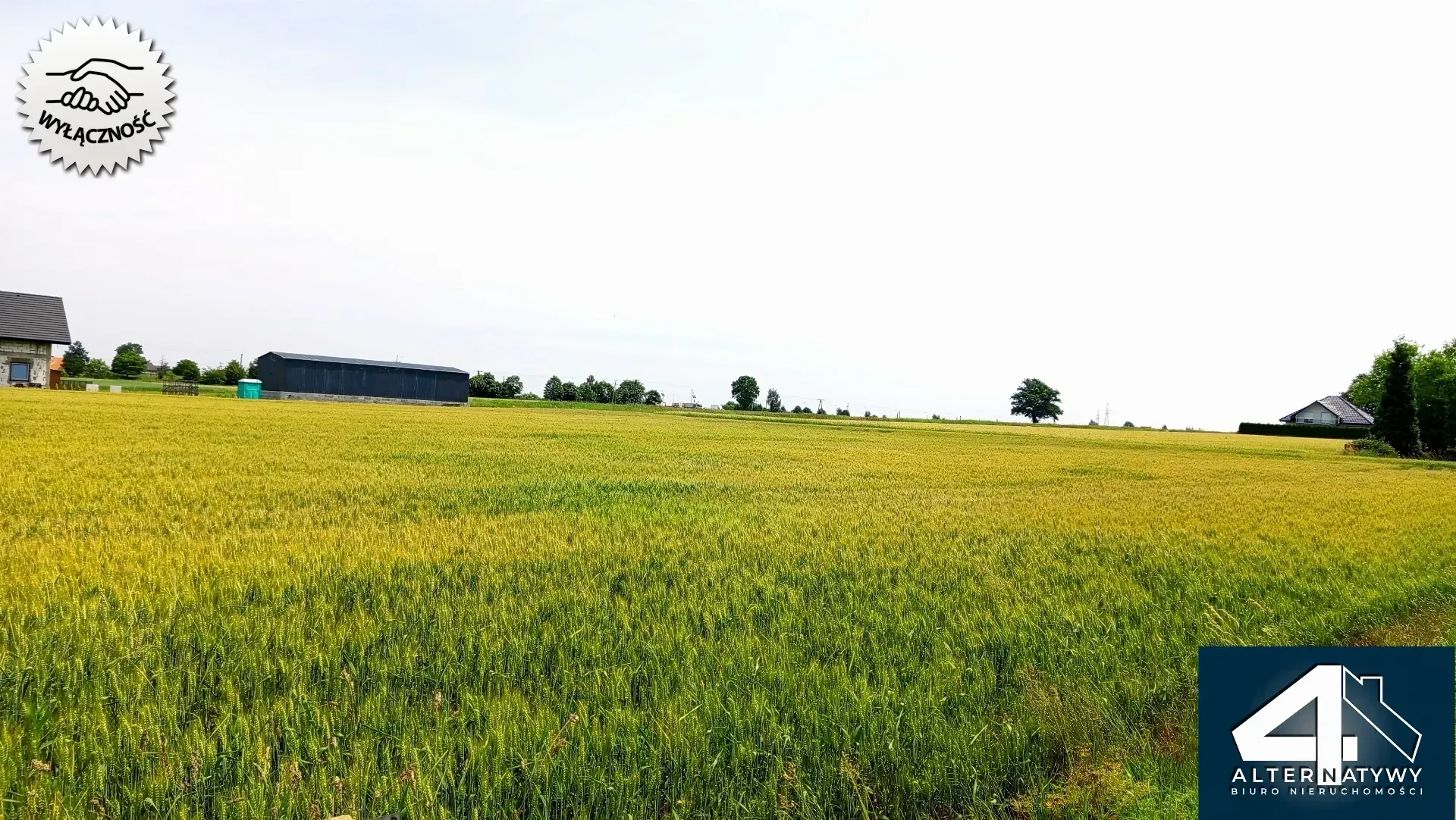 Działka budowlana w Bieruniu (Ściernie) z DROGĄ 4