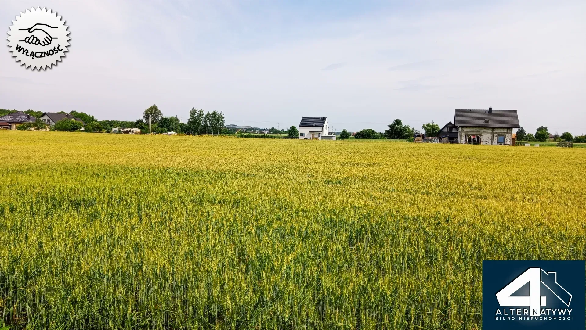 Działka budowlana w Bieruniu (Ściernie) z DROGĄ 5