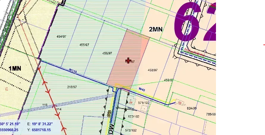 Działka budowlana w Bieruniu (Ściernie) z DROGĄ 10