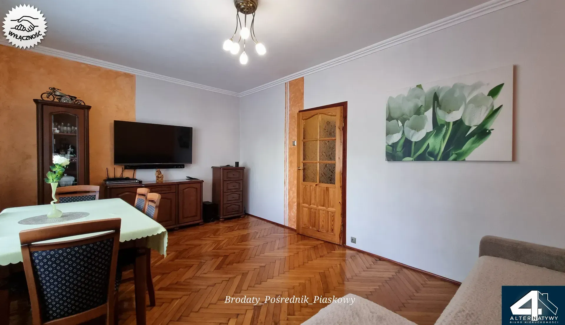 Przestronne mieszkanie na parterze. 5