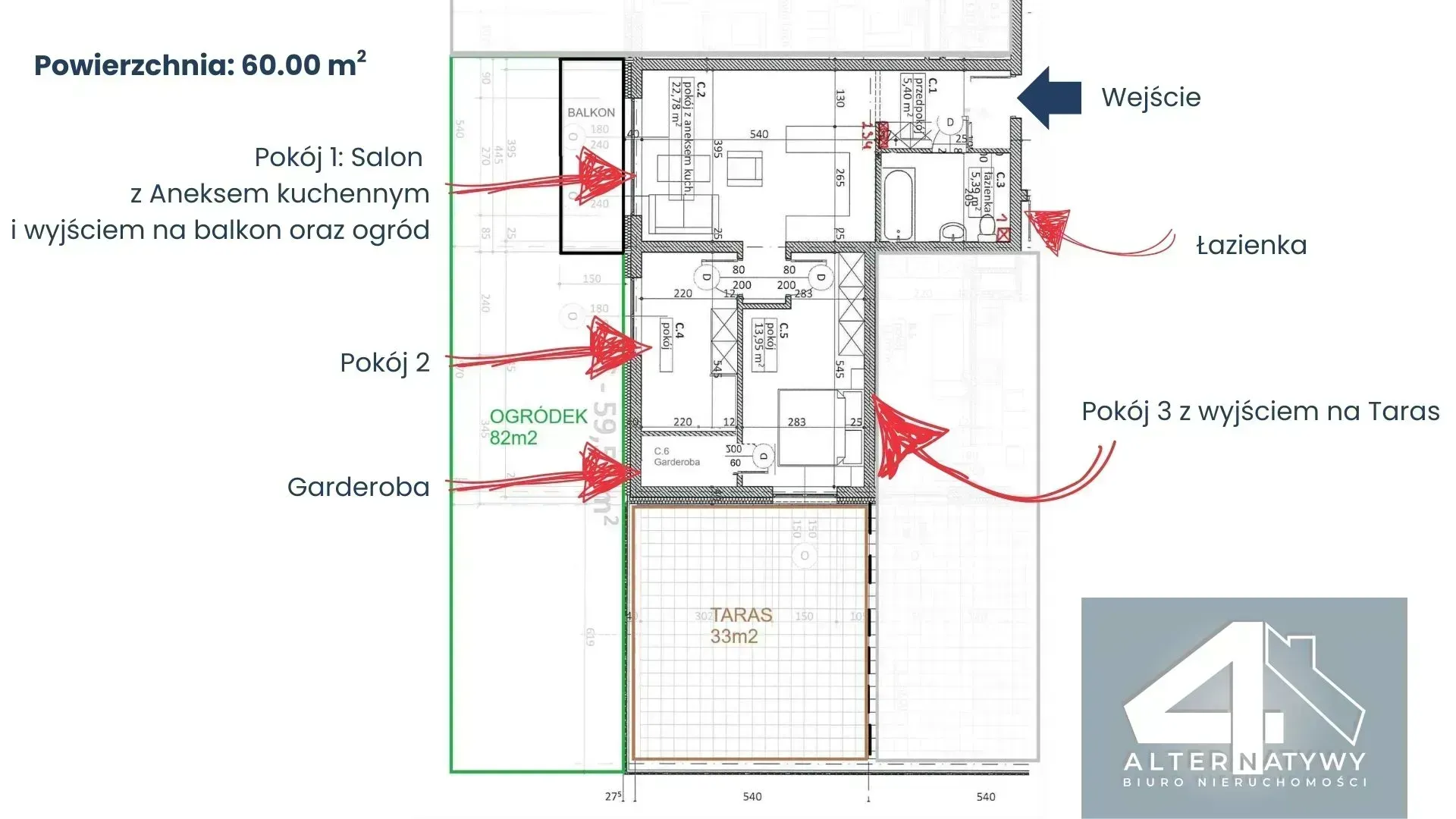 M3 z Ogrodem w Centrum! Nowoczesne i Wyposażone! 17