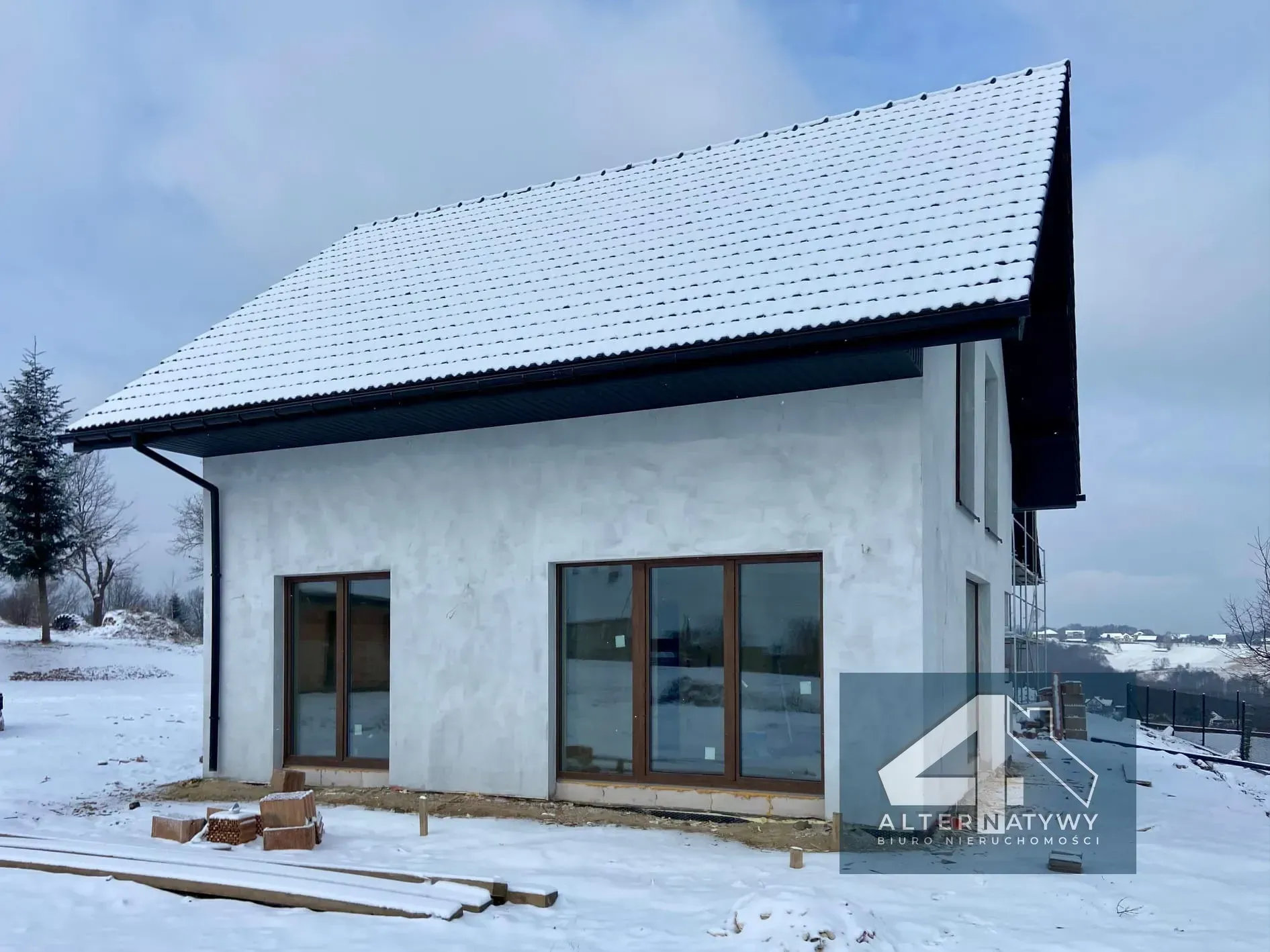 Nowy dom pod Wieliczką - widokowa działka! 2