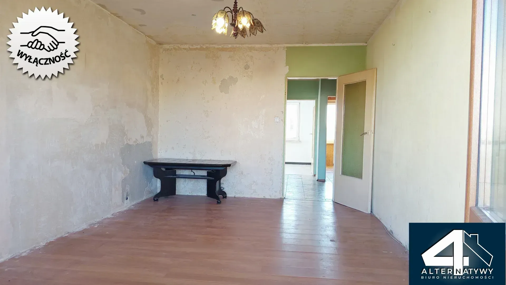 Bieruń Nowy - 3 pokojowe mieszkanie do remontu. 3