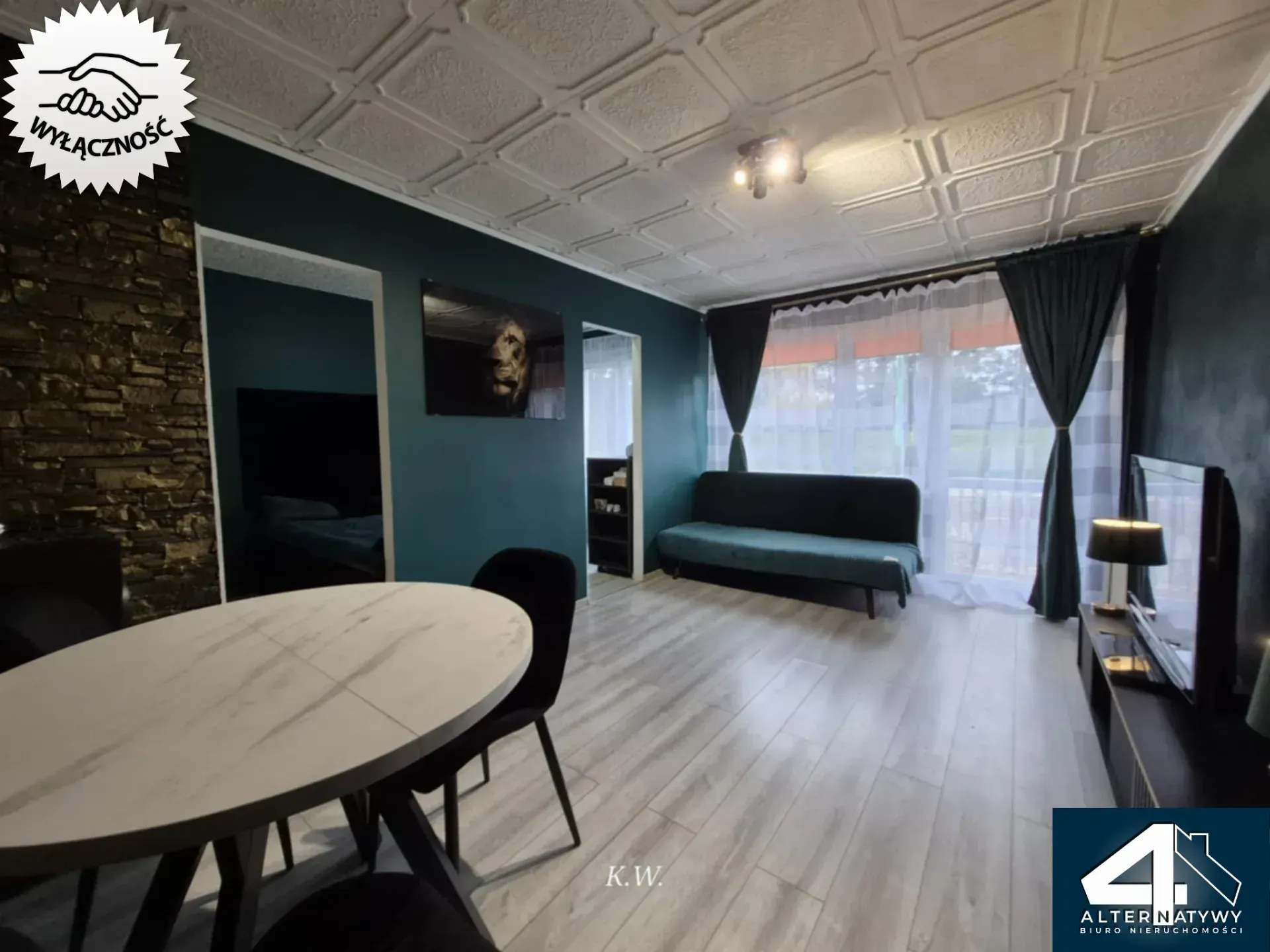 Przytulne 3-pokojowe mieszkanie na parterze. 4