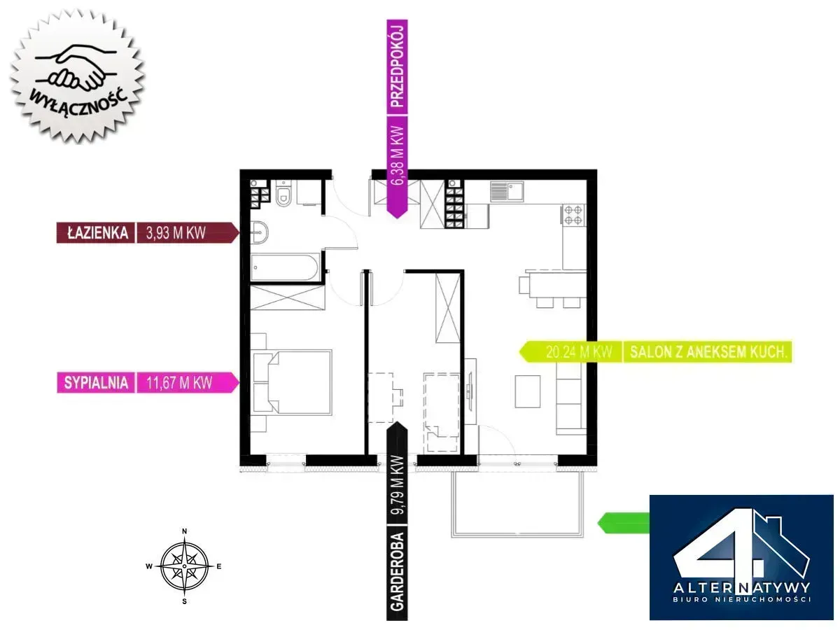 Gotowe mieszkanie z  2021, wysoki standard, winda 13