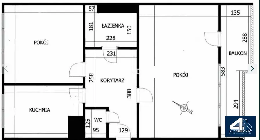 Przy parku – 2 pokoje, kuchnia, loggia i piwnica 5