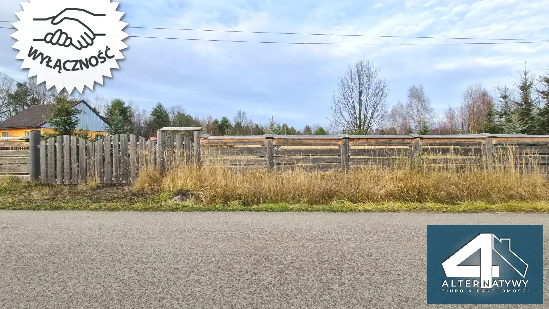 Malownicza działka we wsi Luta 3