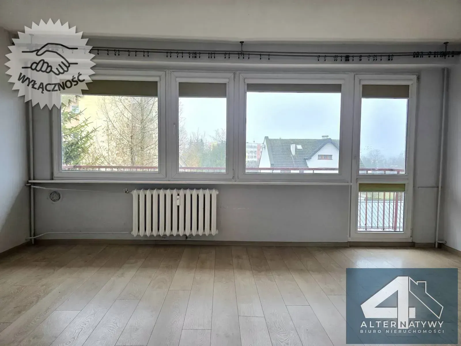 2 jasne pokoje+kuchnia+balkon, Bukowska 4