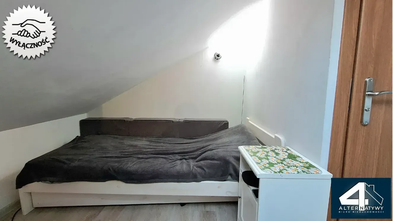 Kraków - Swoszowice, Kawalerka z KW, na poddaszu! 4