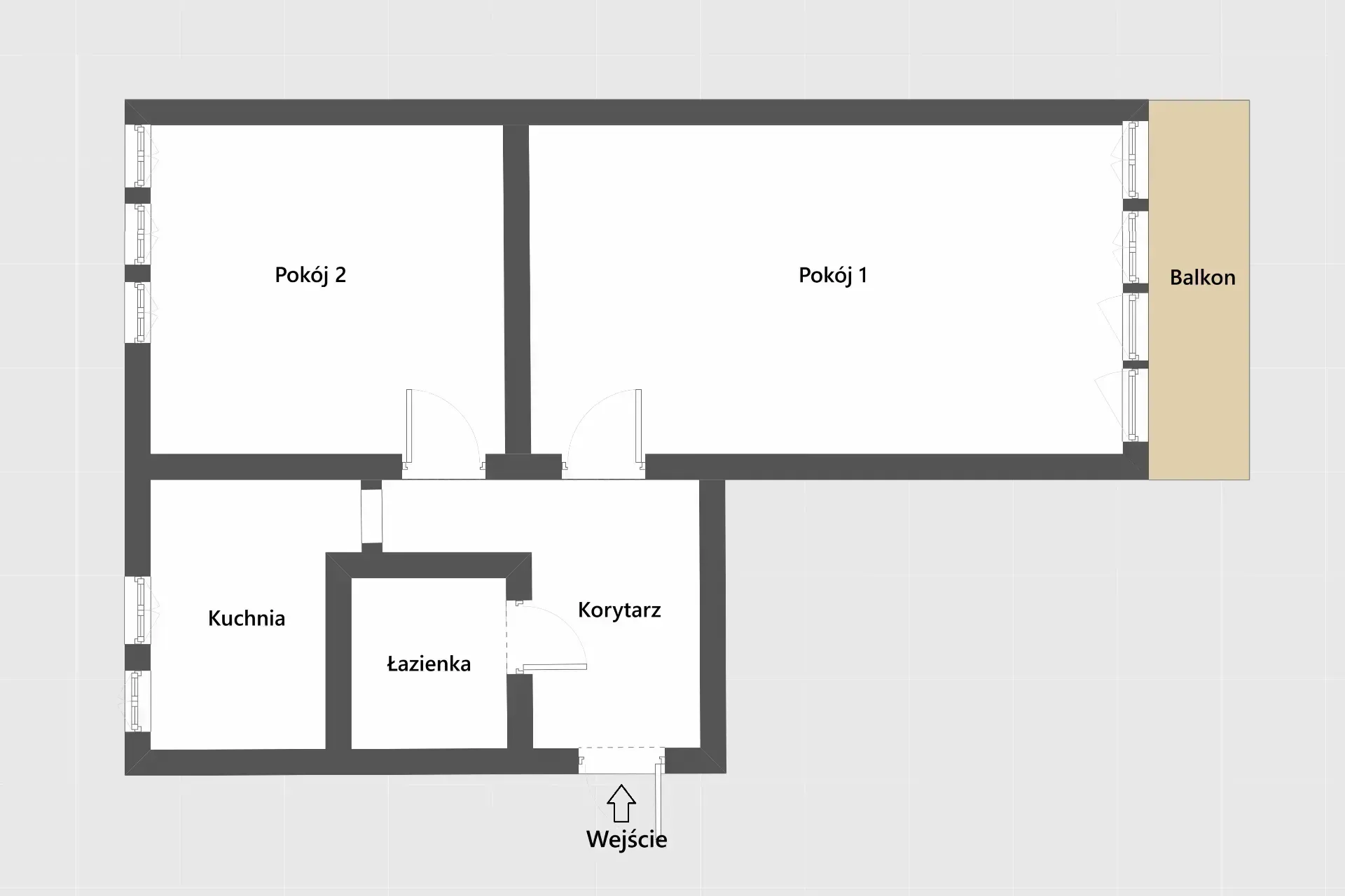 Pełny rozkład, loggia, świetnie skomunikowane 14