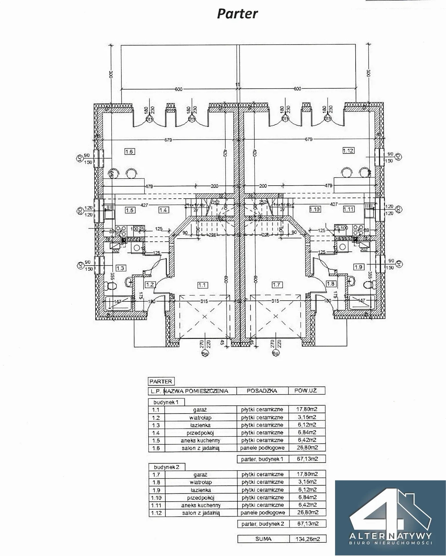 Przestronny bliźniak idealny dla rodziny 13