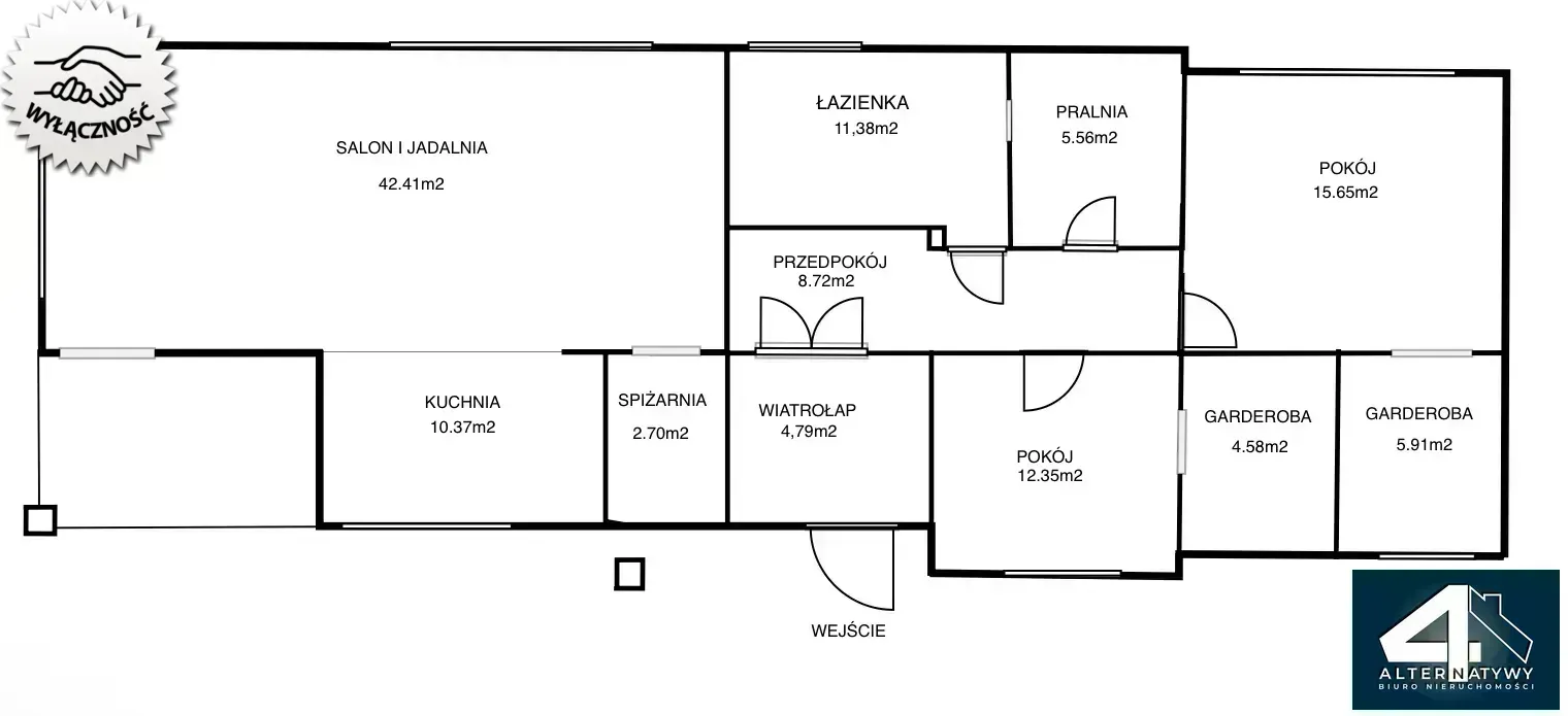2 sypialnie z własnymi garderobami-wolnostojący 7