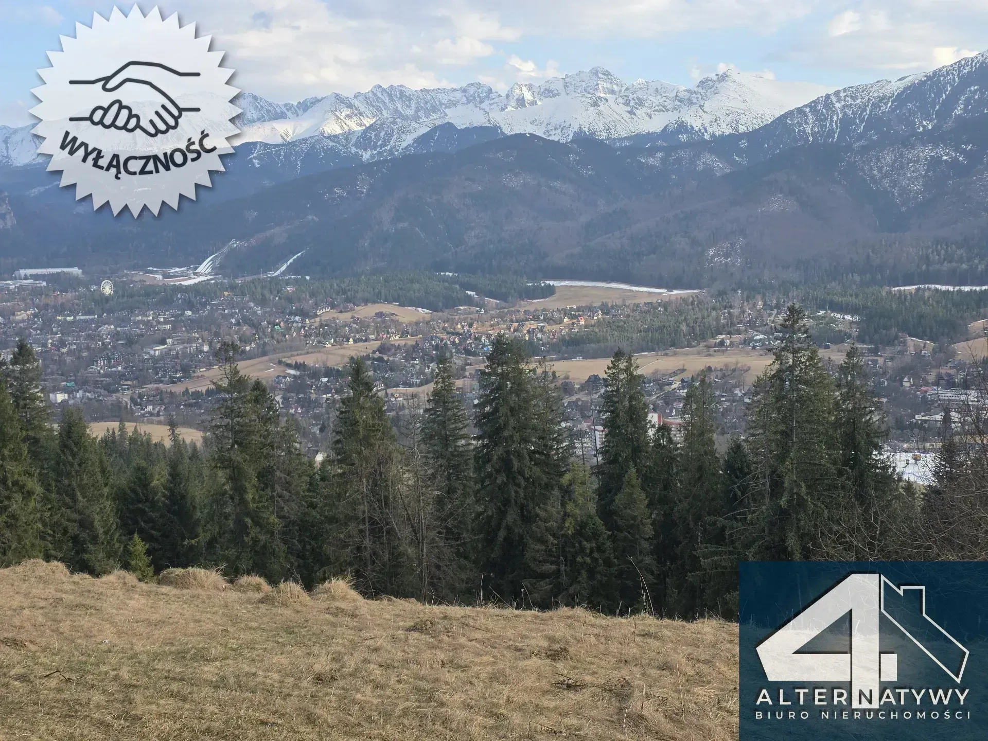 Działka na Gubałówce z widokiem na Tatry 3