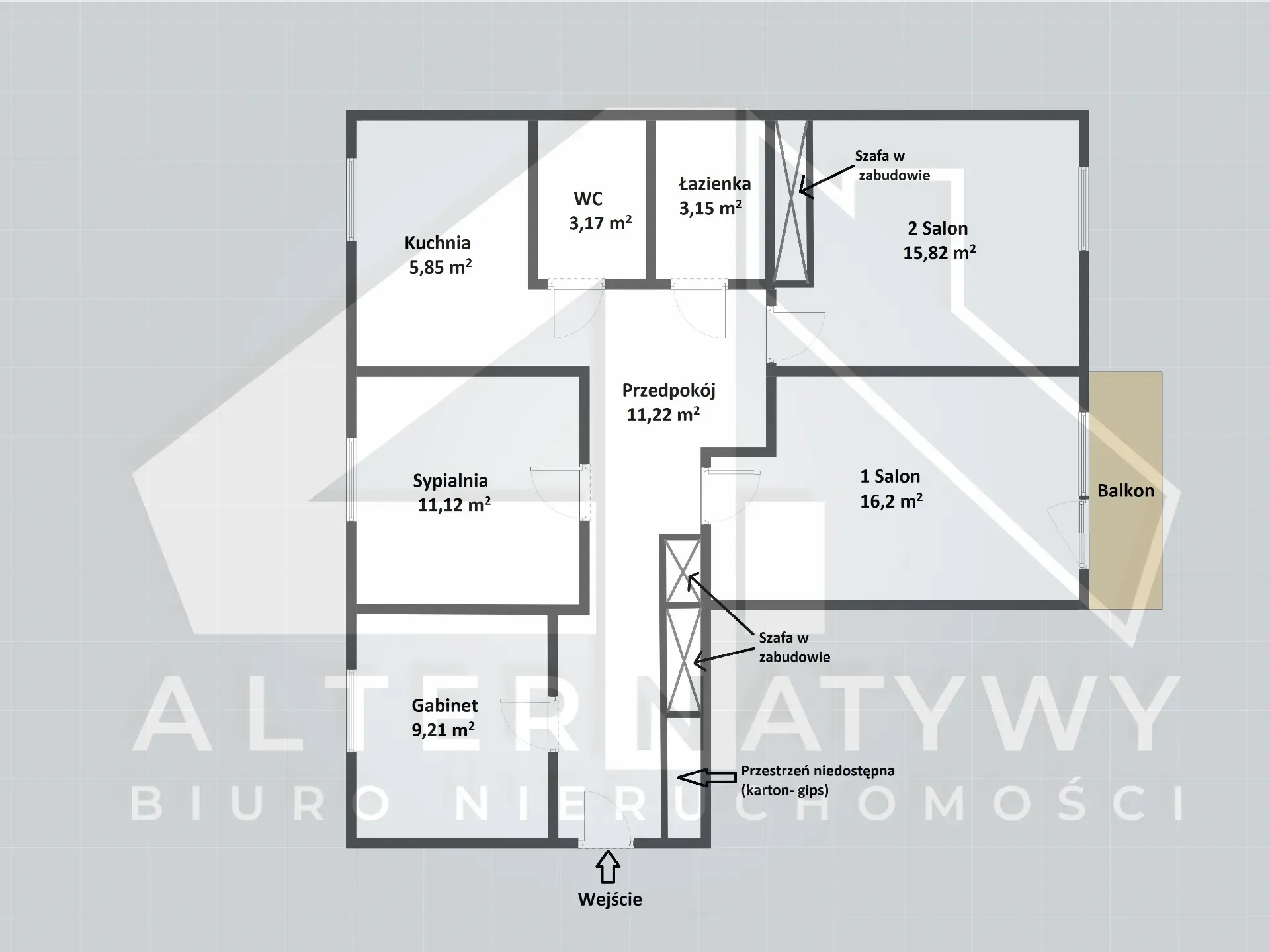 4 pokoje przy Manufakturze, piękny widok, 78 m² 12