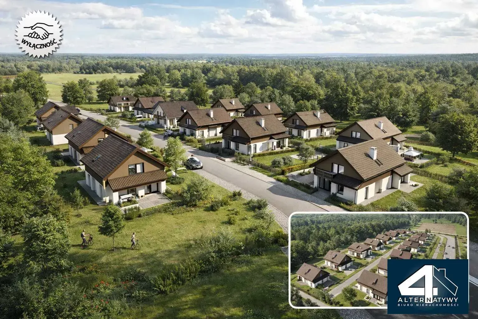 Dom w otoczeniu zieleni 9