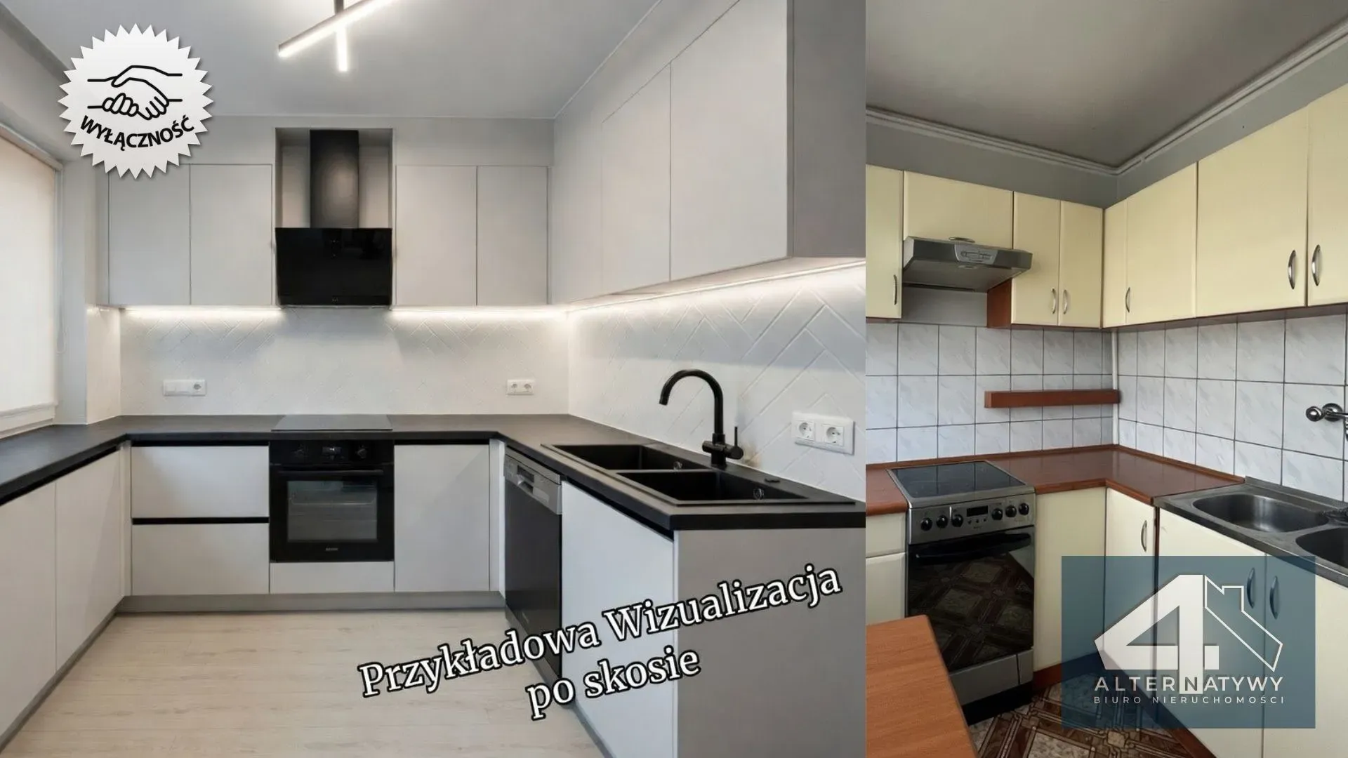 4-pok./ Do własnej aranżacji /Ogromny potencjał 13