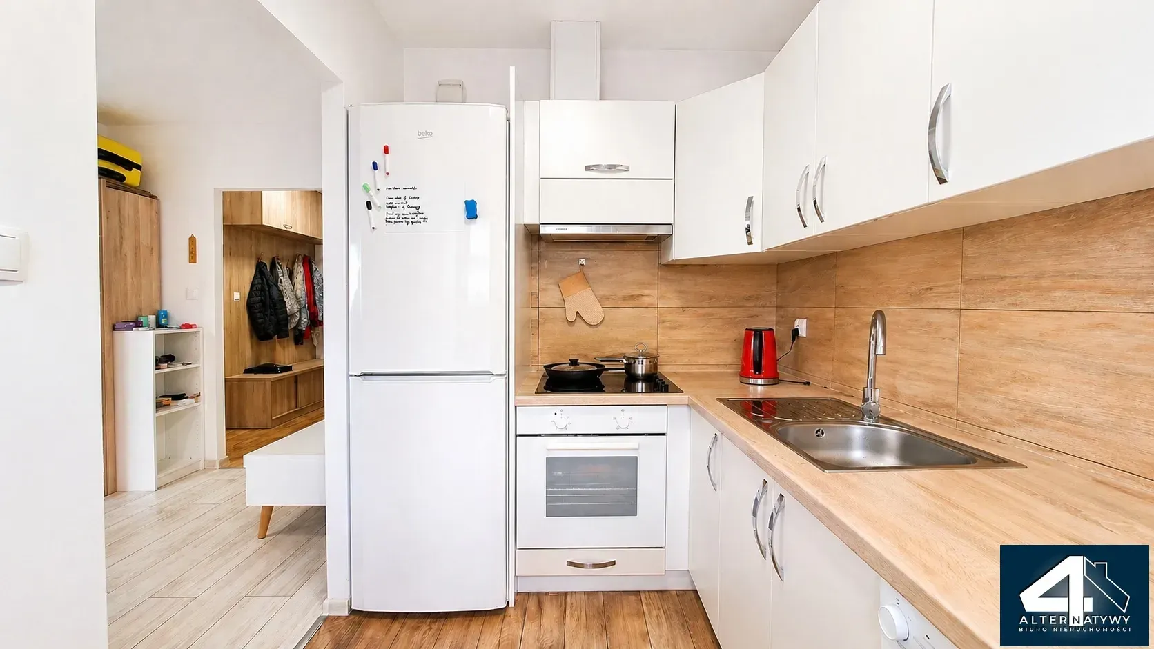 Piaski Wielkie,  1 pok. - z potencjałem,  balkon! 2