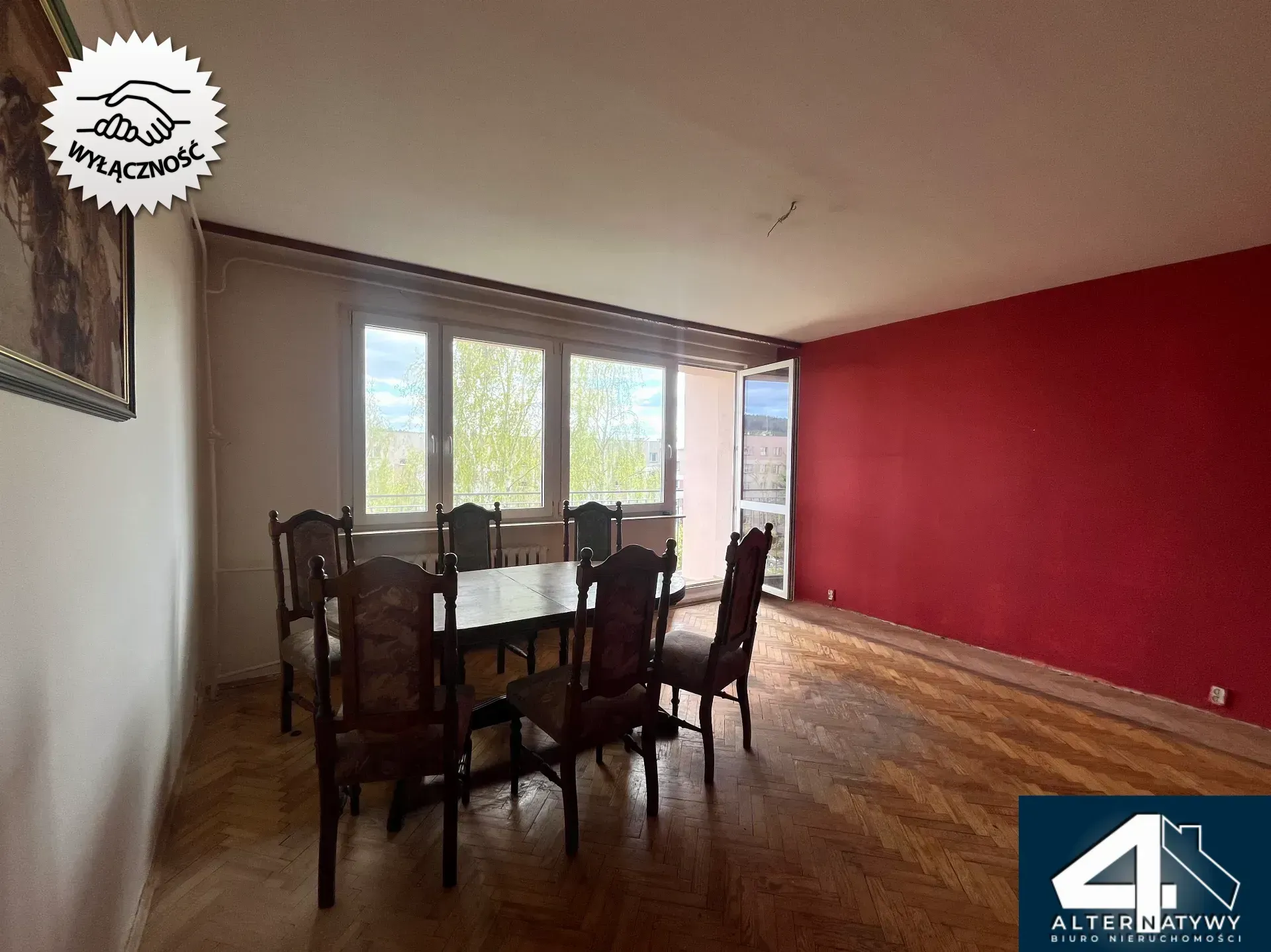 Przestronne 3 pokoje z dużym balkonem 59,32 m² 2
