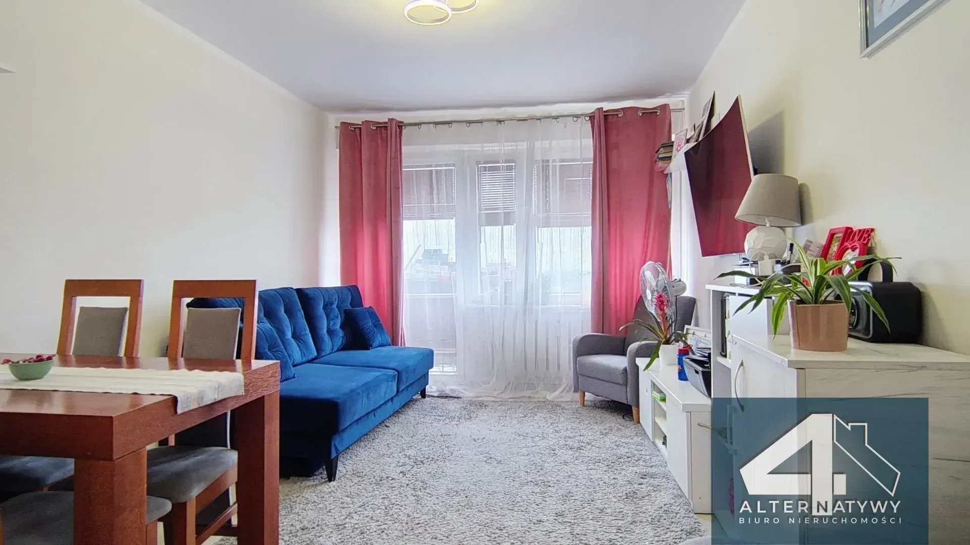 Mieszkanie z widokami, 48m2, 3 pokoje, rozkładowe 1