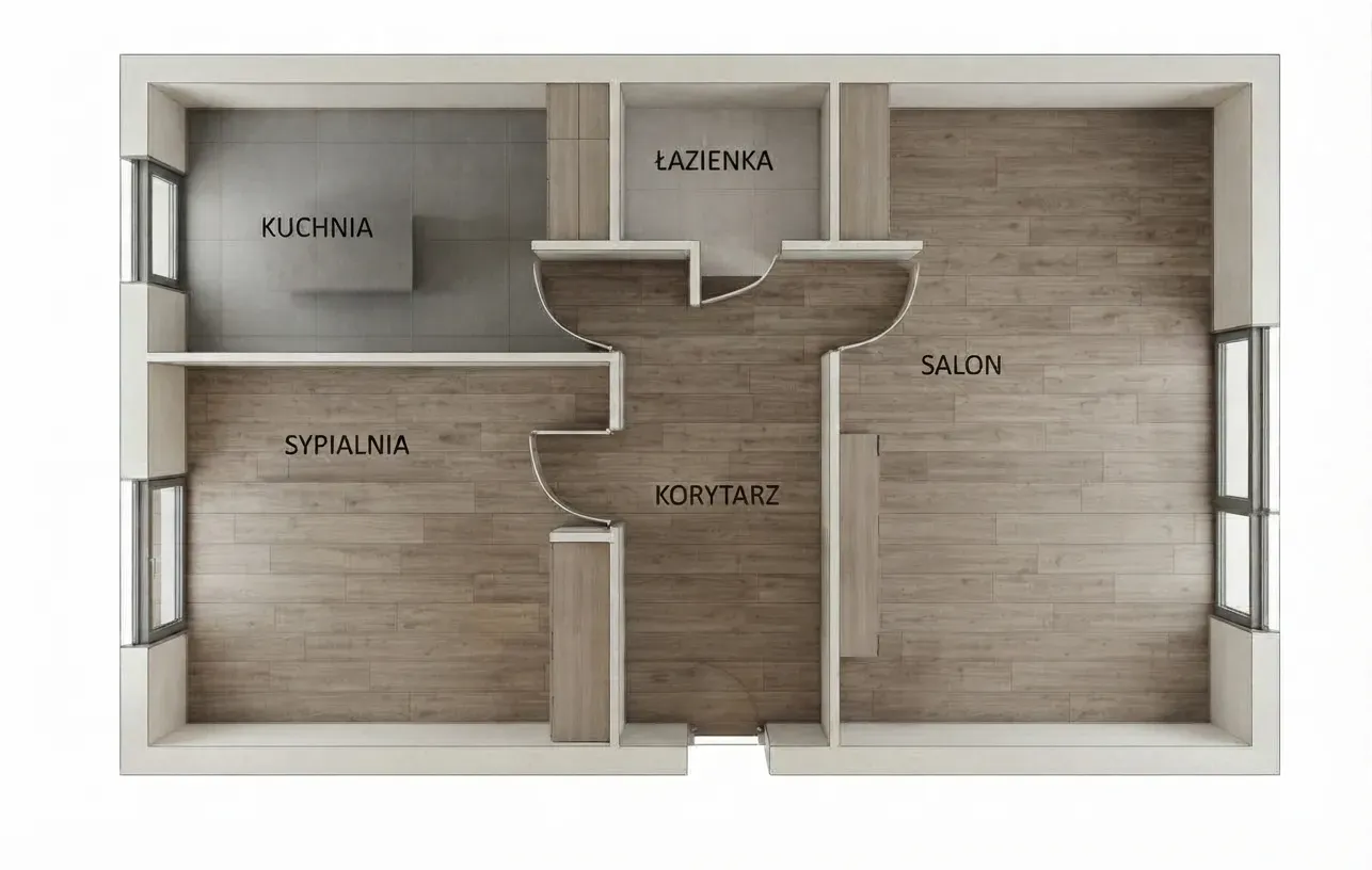 Unikalny design! Mieszkanie 48 m² 12